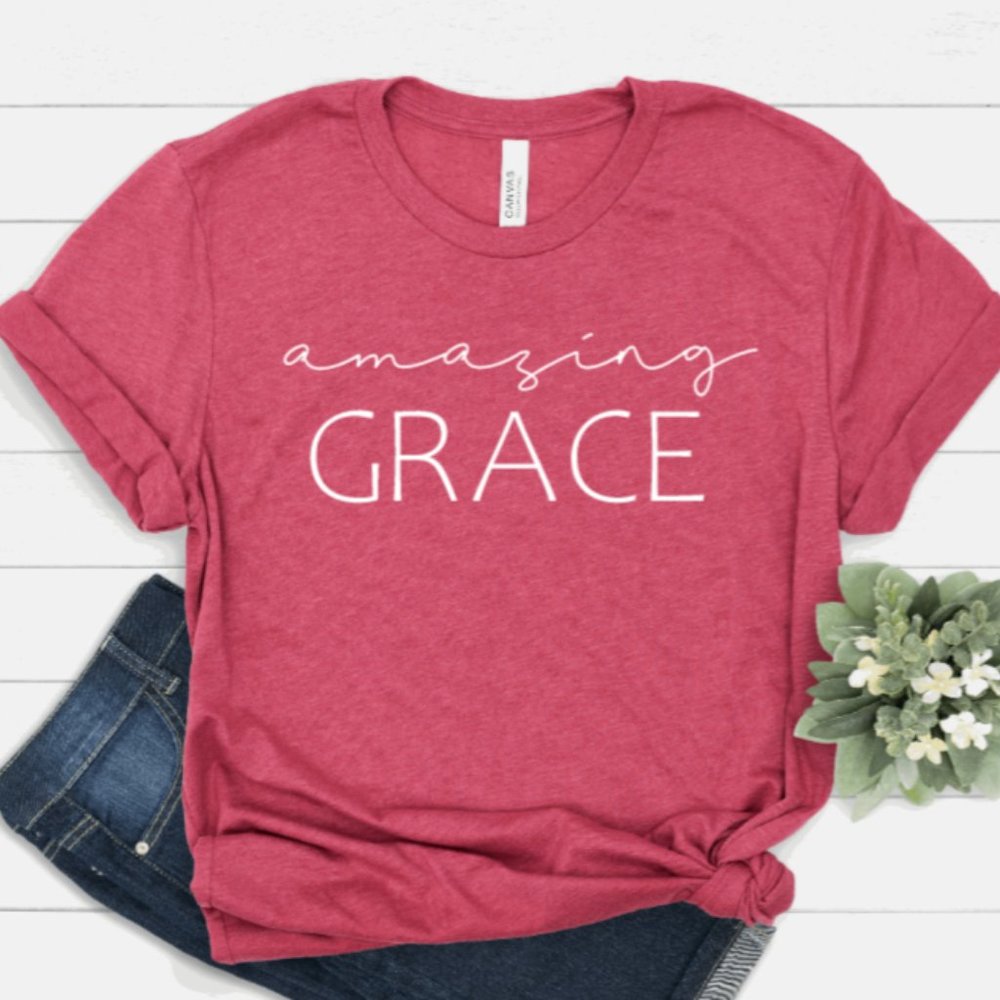 Amazing Grace Women's T-Shirt. Bella Canvas Shirt